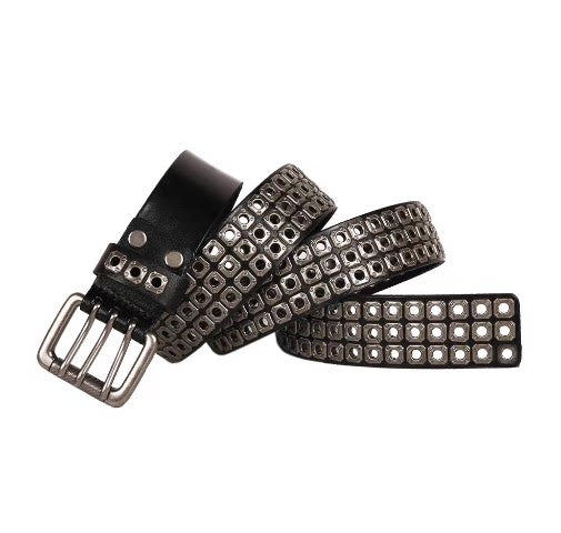DND4DES Gothic Hollow-Out Studded Leather Belt