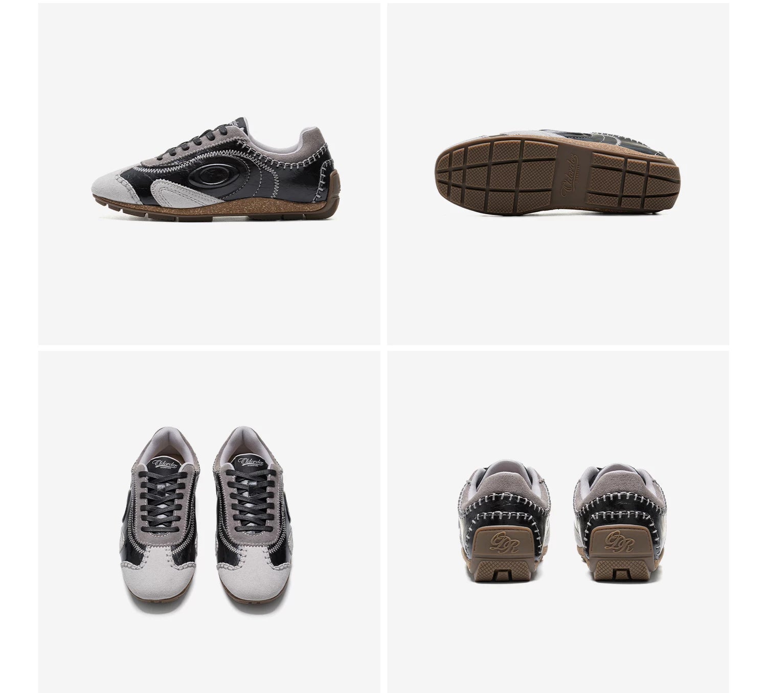 OLD ORDER Suede Lace-Up Trainer
