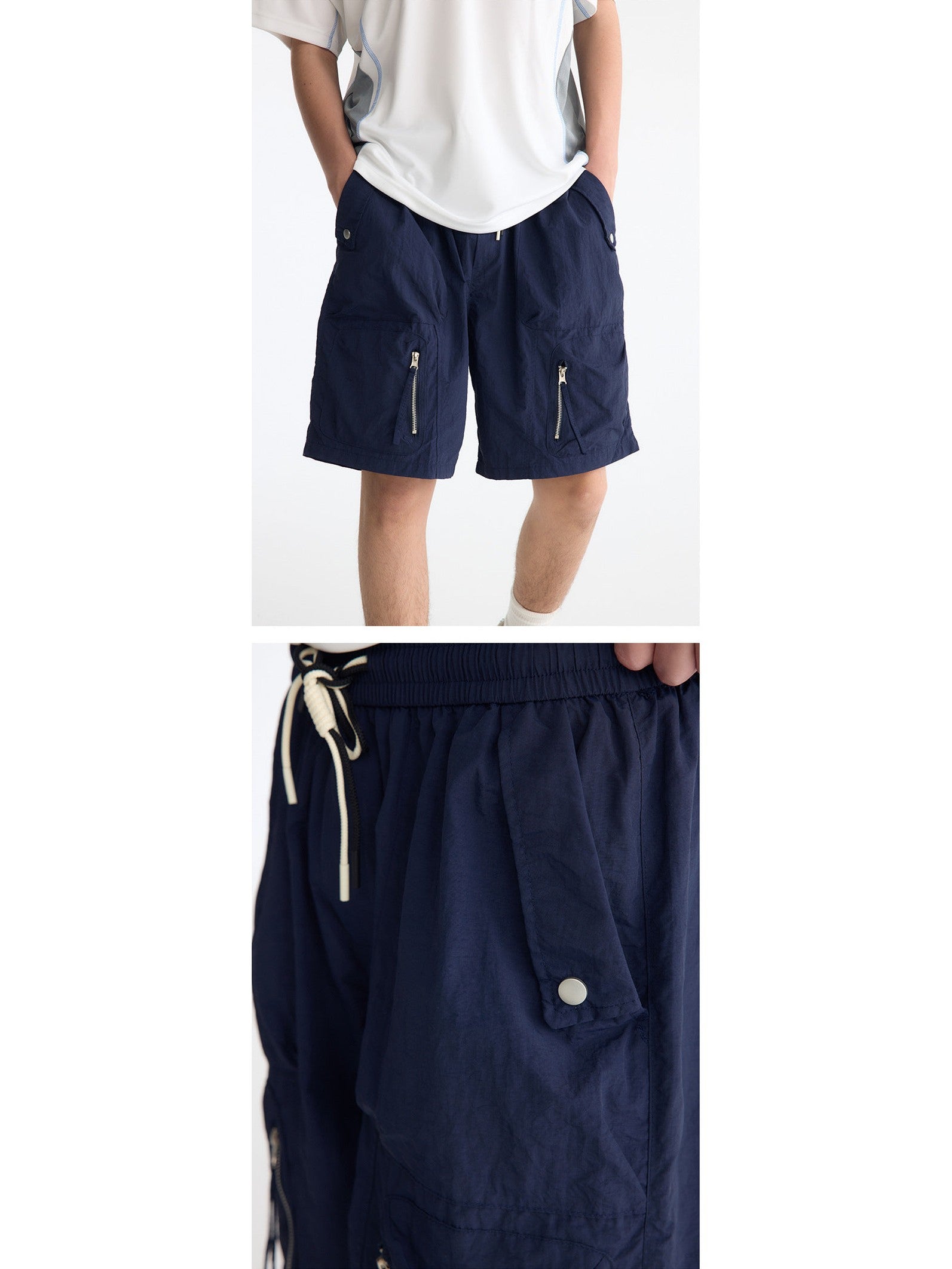 UNF 25SS tooling waterproof breathable quick-drying lace-up sports shorts