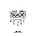 1ST XULIE Sterling Silver Stackable Miao Ring