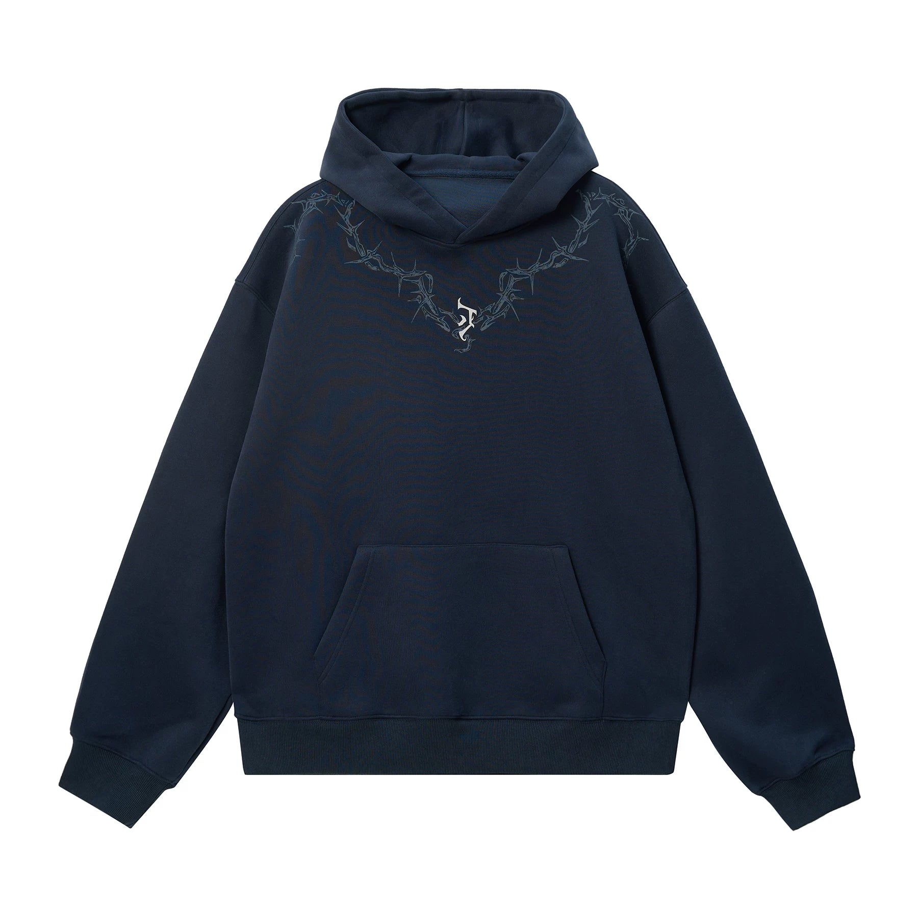 JHYQ Thorn Print Hooded Fir