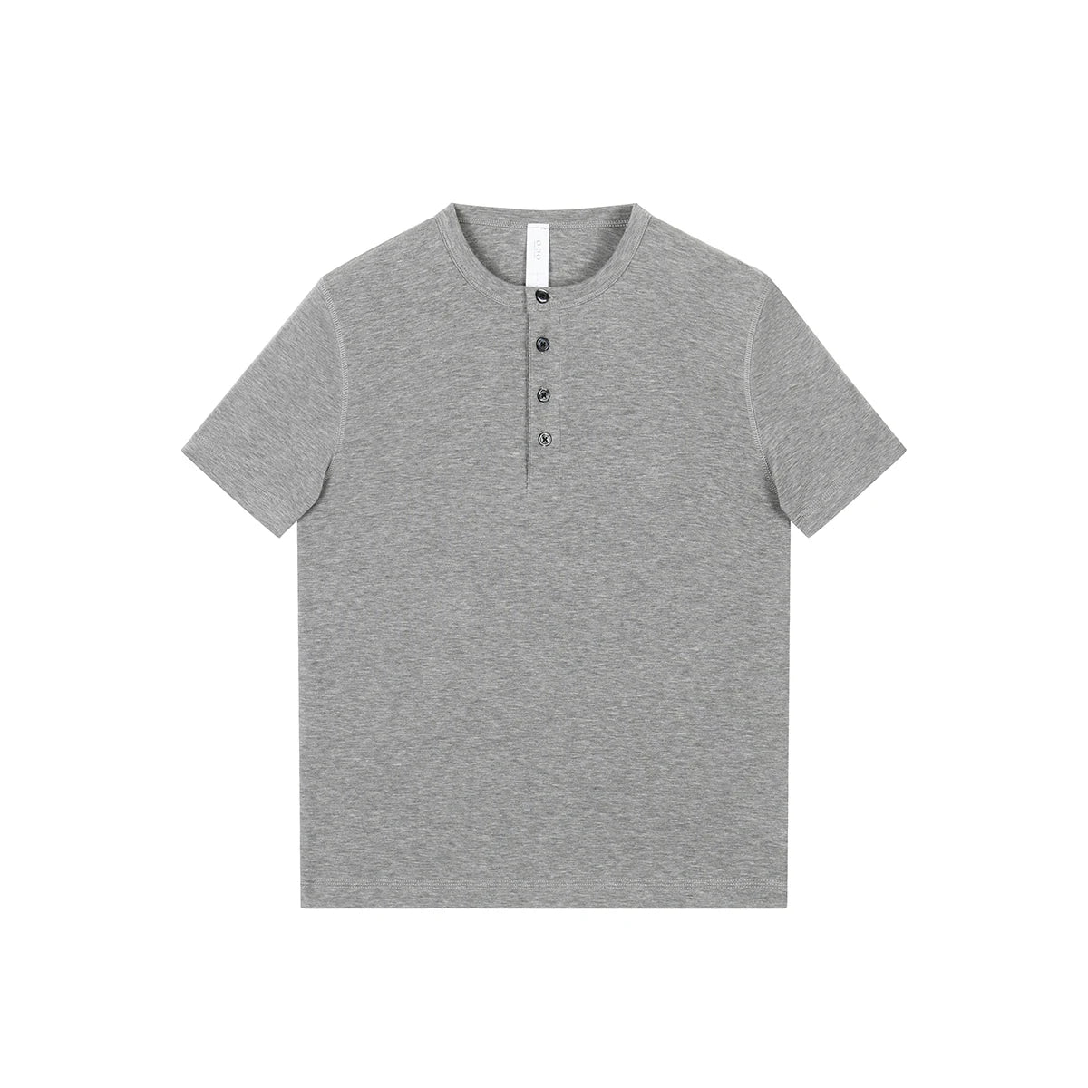 PLUS NO LOGO TENCEL Lyocell Breathable Drop-Shoulder Henley Tee
