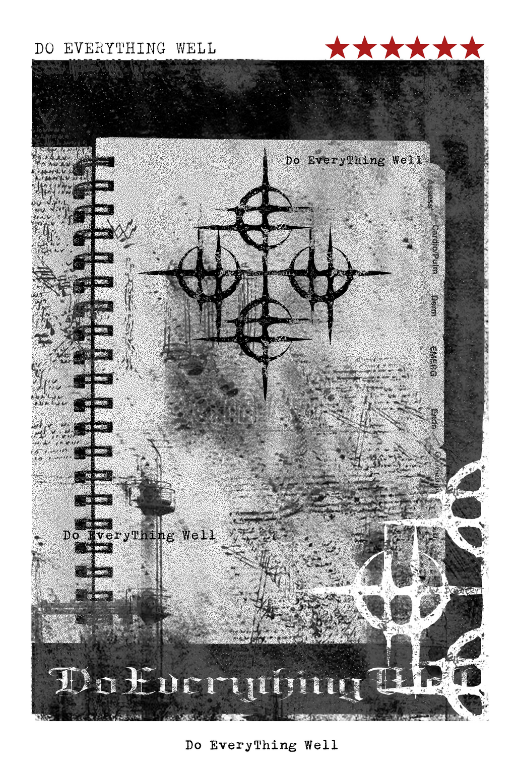 DETW Niche Micro-pull Brush Wax Coated Jeans