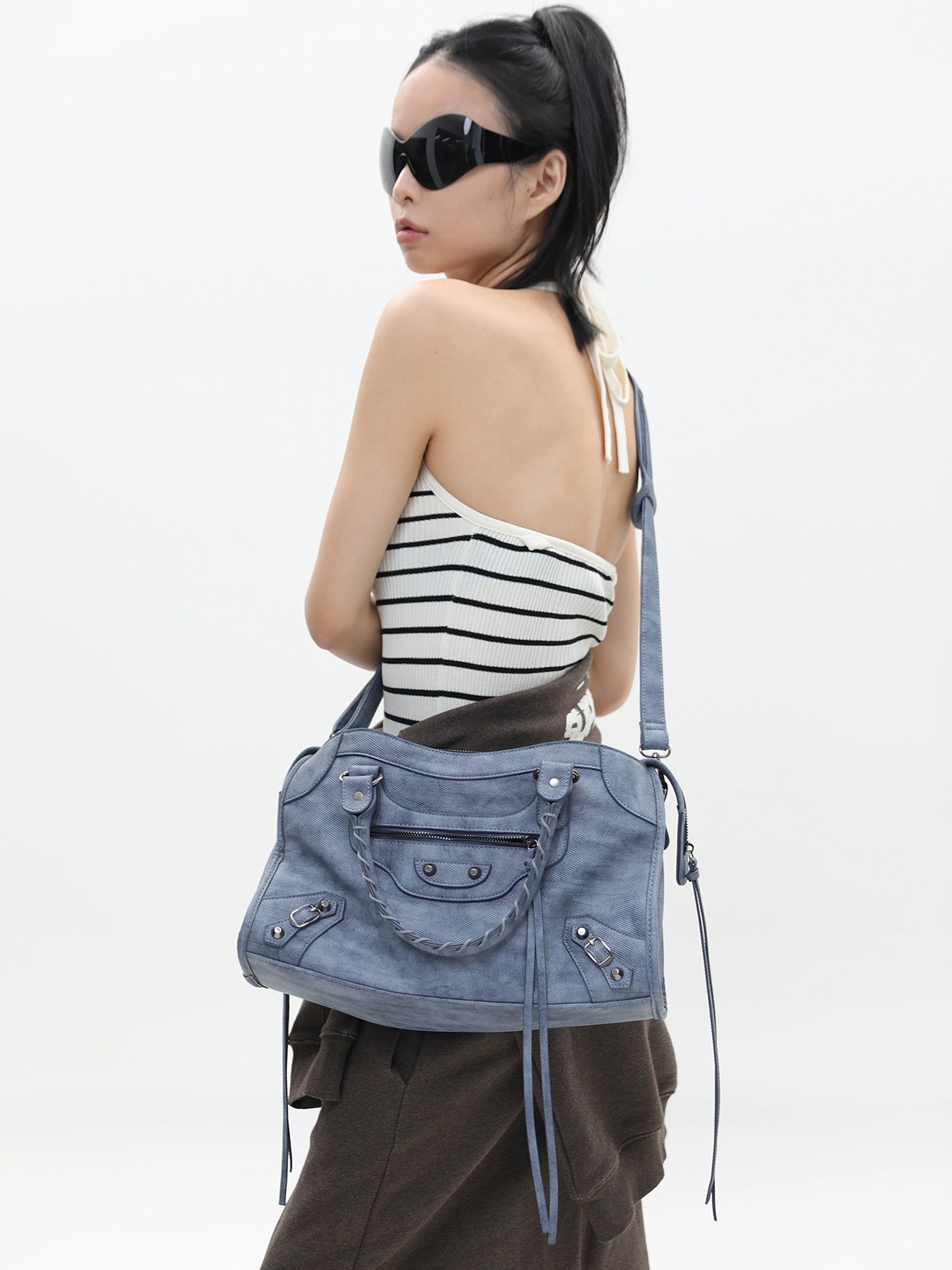 JANDRESS Retro Commuter Shoulder Messenger Bag