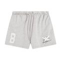 Loopsoon Embroidered Print Sports Shorts