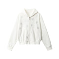 Nariele Hot Diamond Cardigan Zip Hooded Sweater