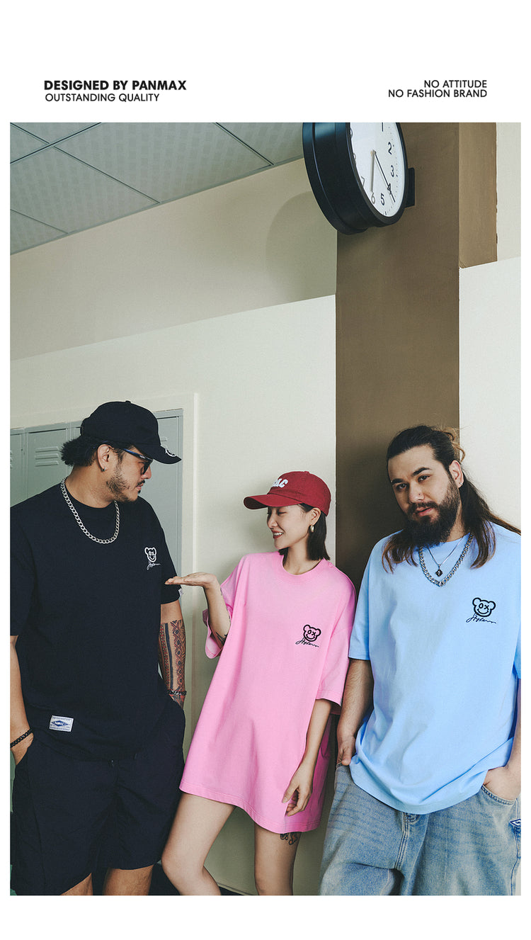 PANMAX Bear Toothbrush Embroidery Cool Tee