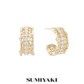 SUMIYAKI Rhinestone Lace Collection Earrings