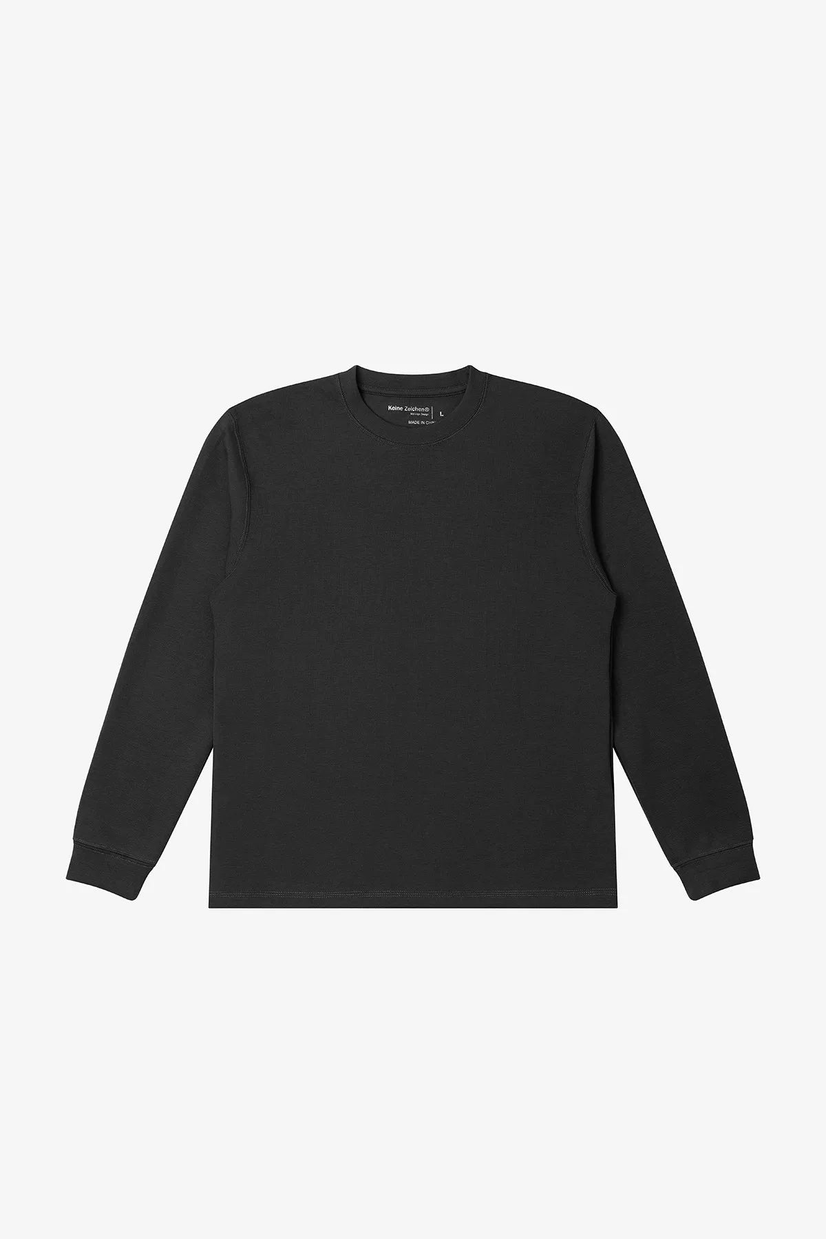 NO LOGO 330g Breathable Loose-Fit Long-Sleeve Tee