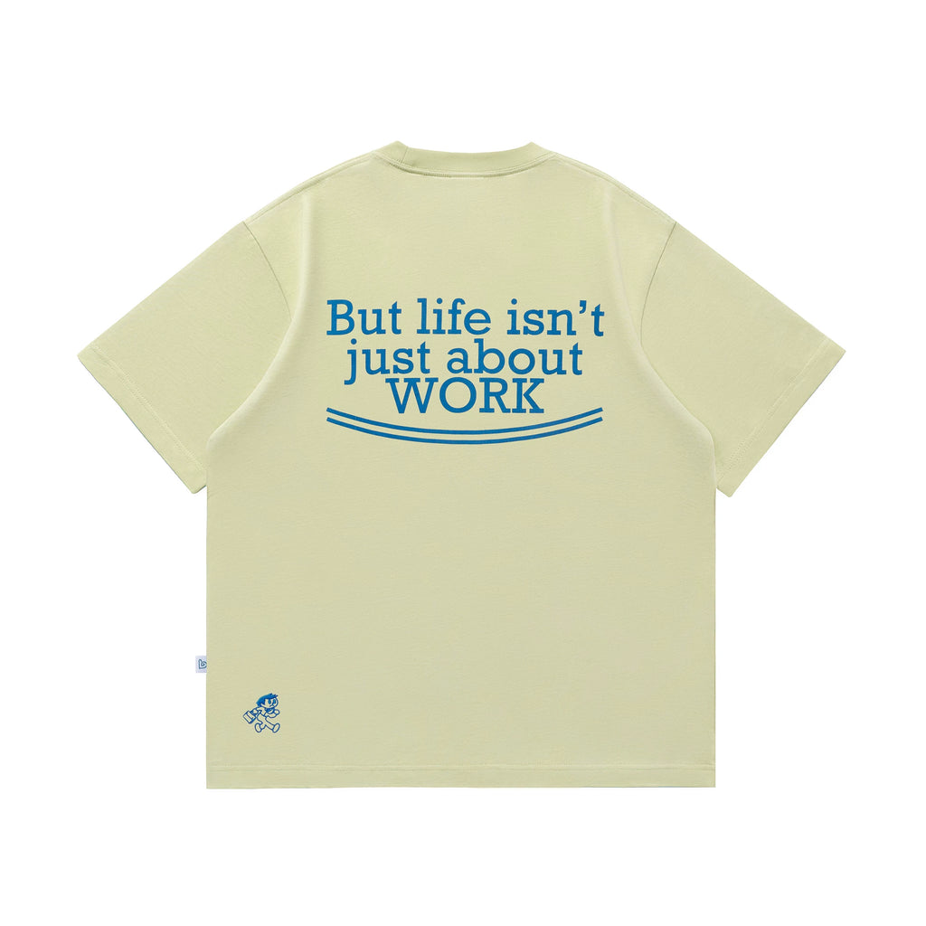 BENT IDEA Don't Wanna Work 260g Breathable Oversized Tee