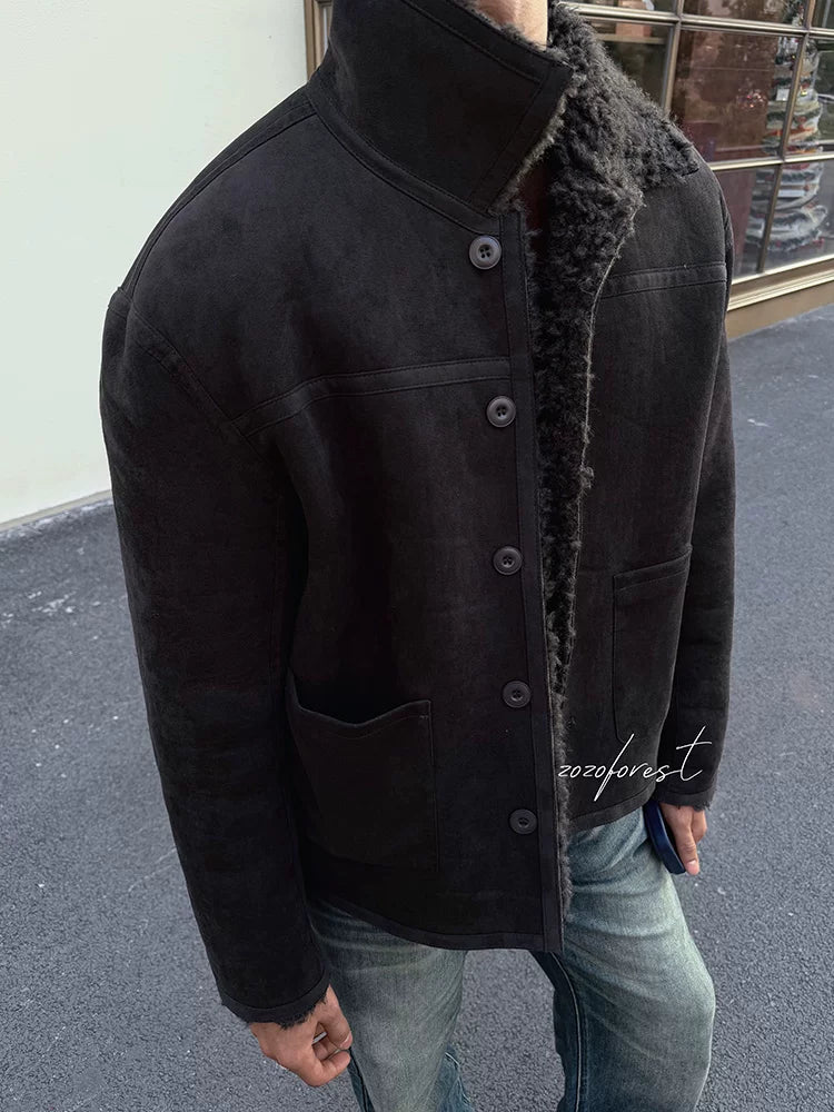 ZOZOFOREST Fur All-in-one Heavy Fleece Thickened Jacket