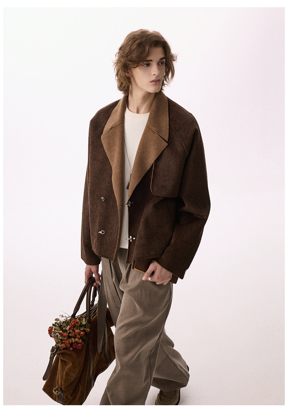 CHOR Premium Retro Short Double-sided Woolen Jacket