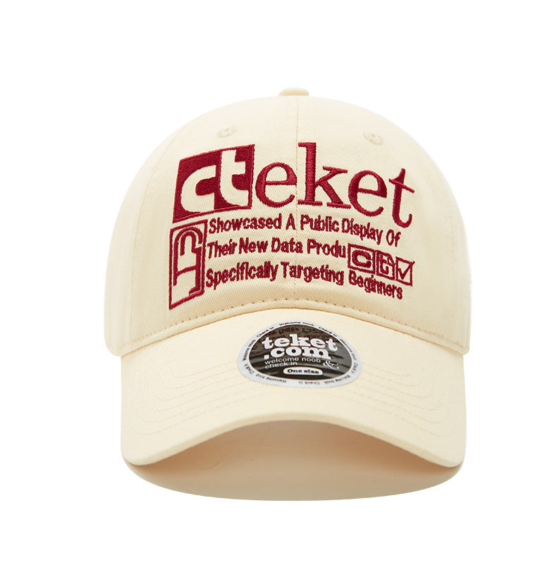 WASC Embroidered Color Block Cotton Baseball Cap