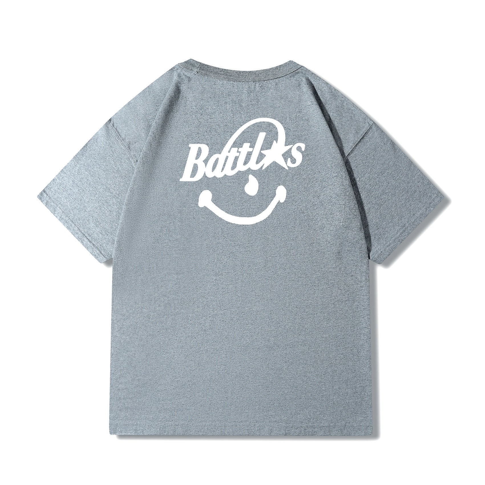 Battles Smiley Print Casual Tee