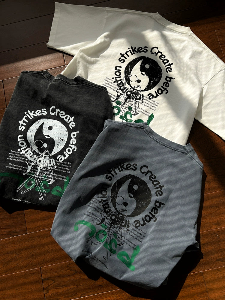 NOSD Washing Water Destroys Tai Chi Array LOGO Tee