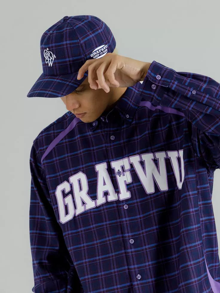 GRAF Vintage Plaid Embroidered Baseball Cap