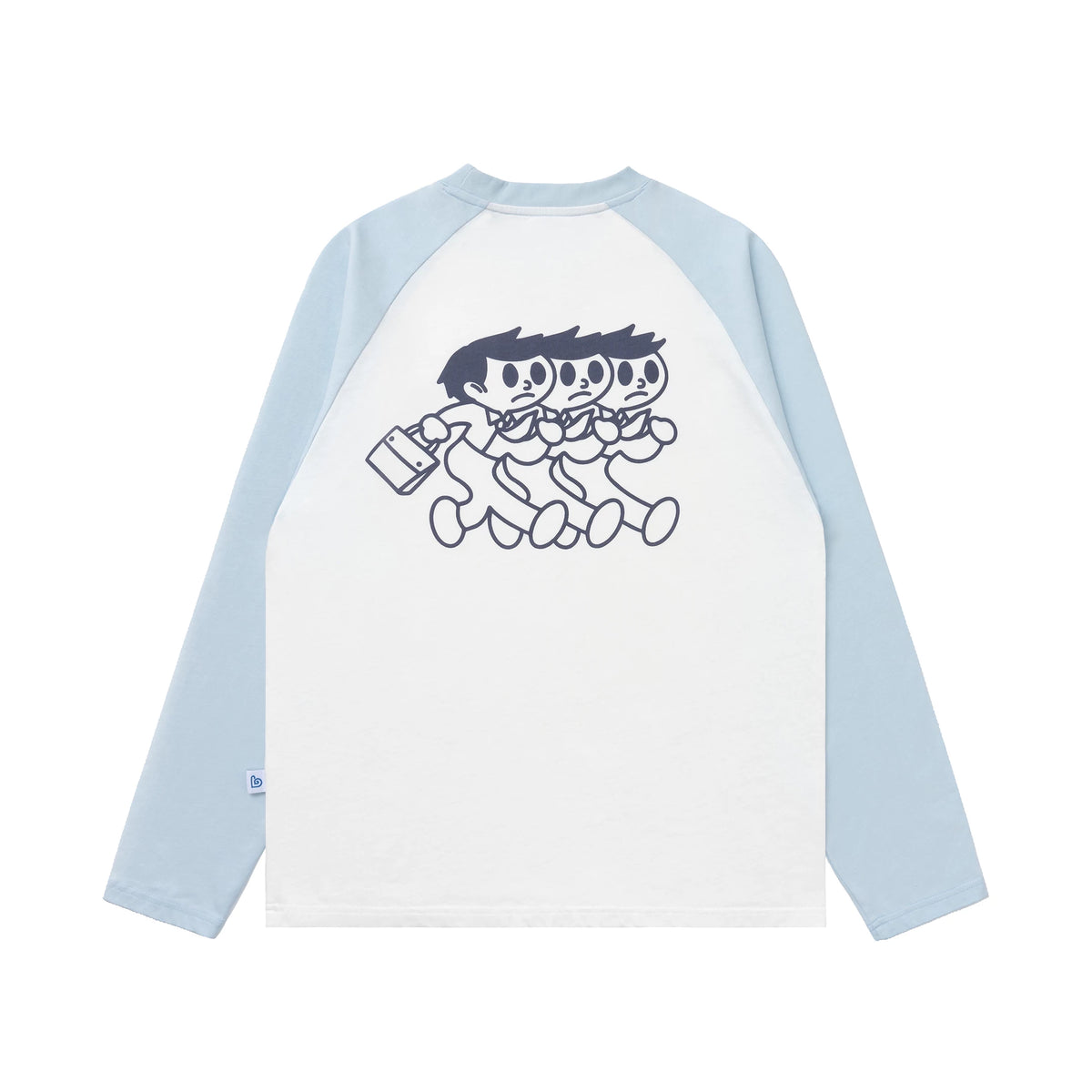 BENT IDEA "Don't Wanna Work" 400g Breathable Oversized Long-Sleeve Tee