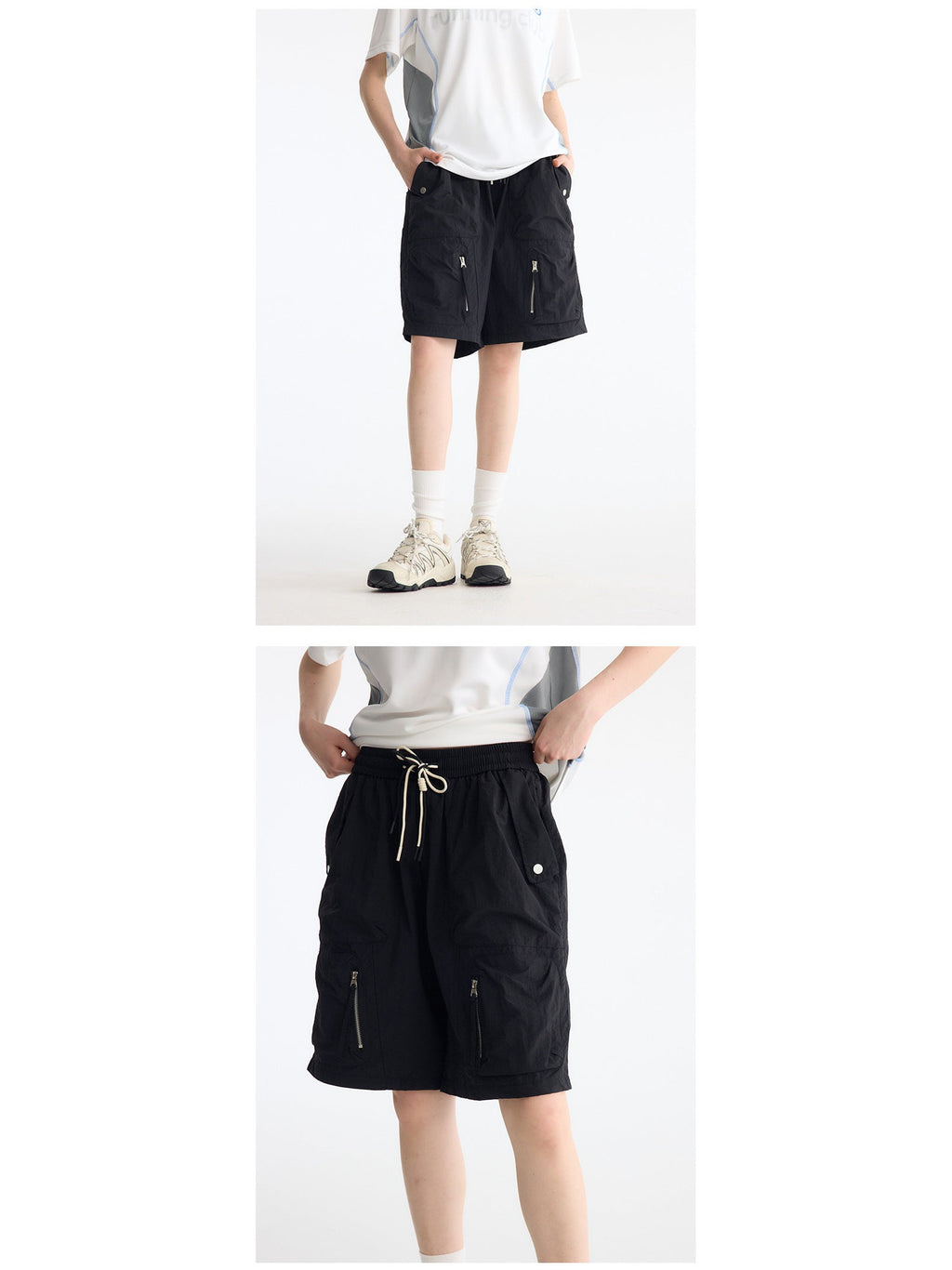 UNF 25SS tooling waterproof breathable quick-drying lace-up sports shorts