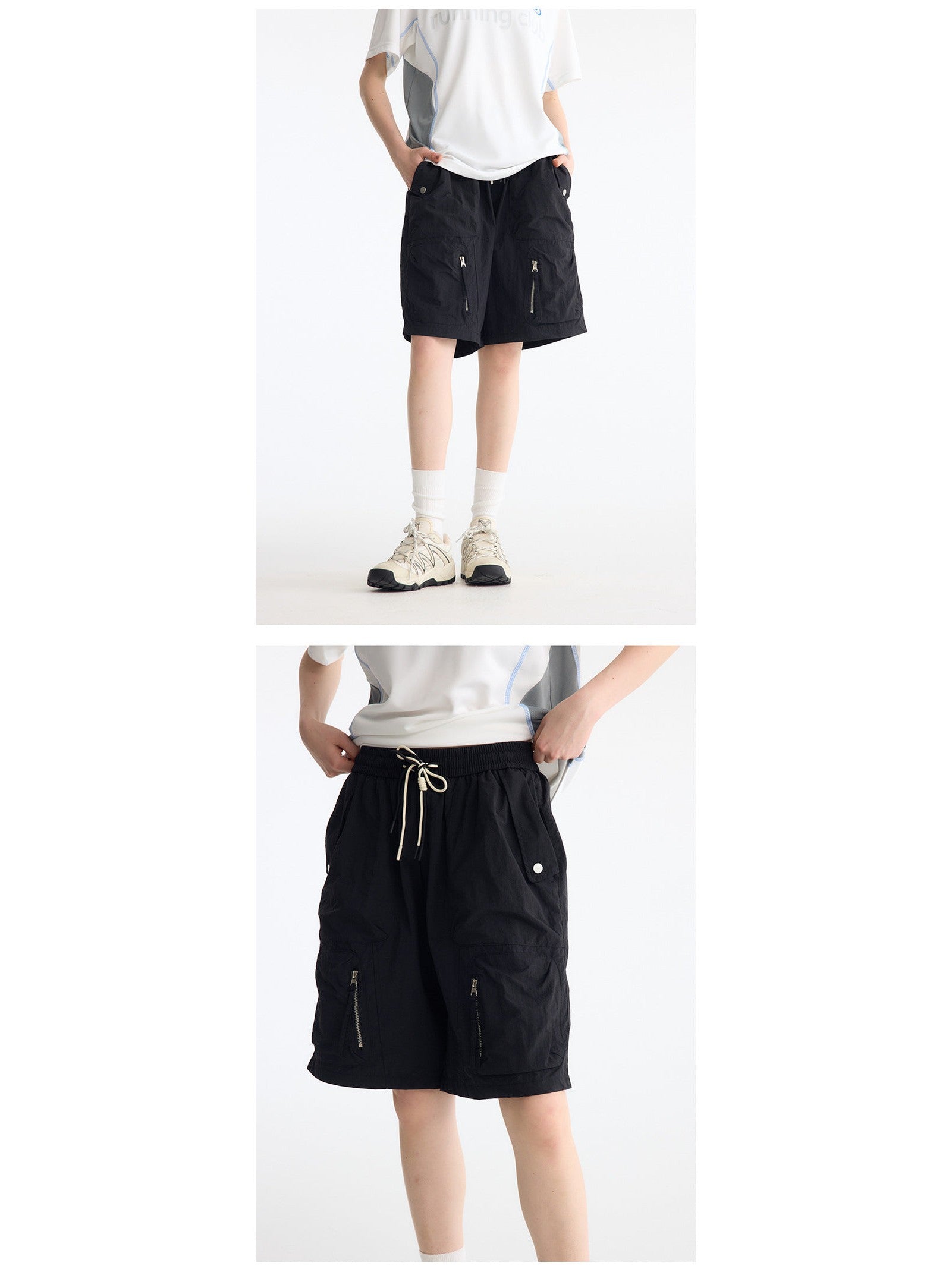 UNF 25SS tooling waterproof breathable quick-drying lace-up sports shorts