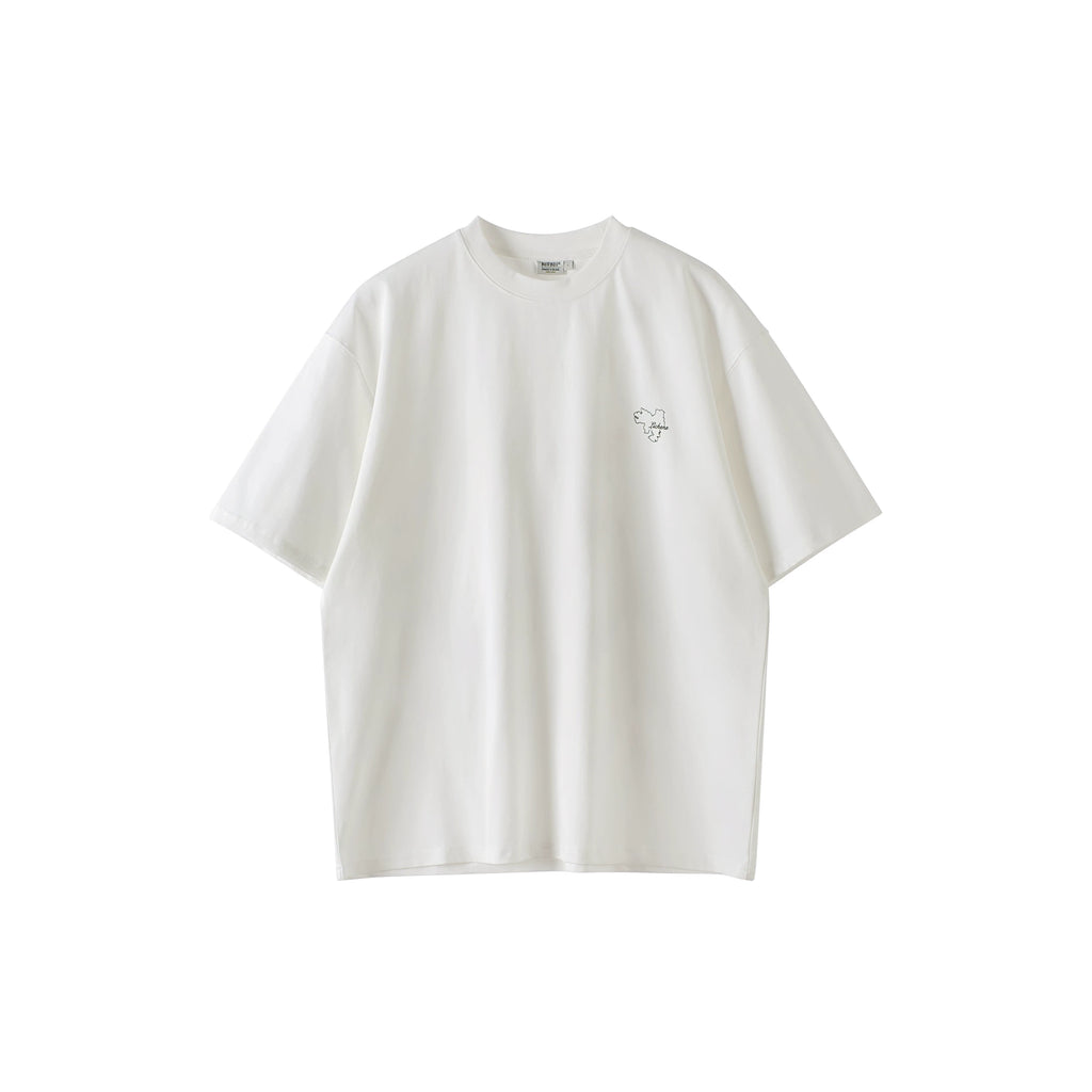BUTTBILL Solotex UPF50+ Quick-Dry Oversized Botanical Tee