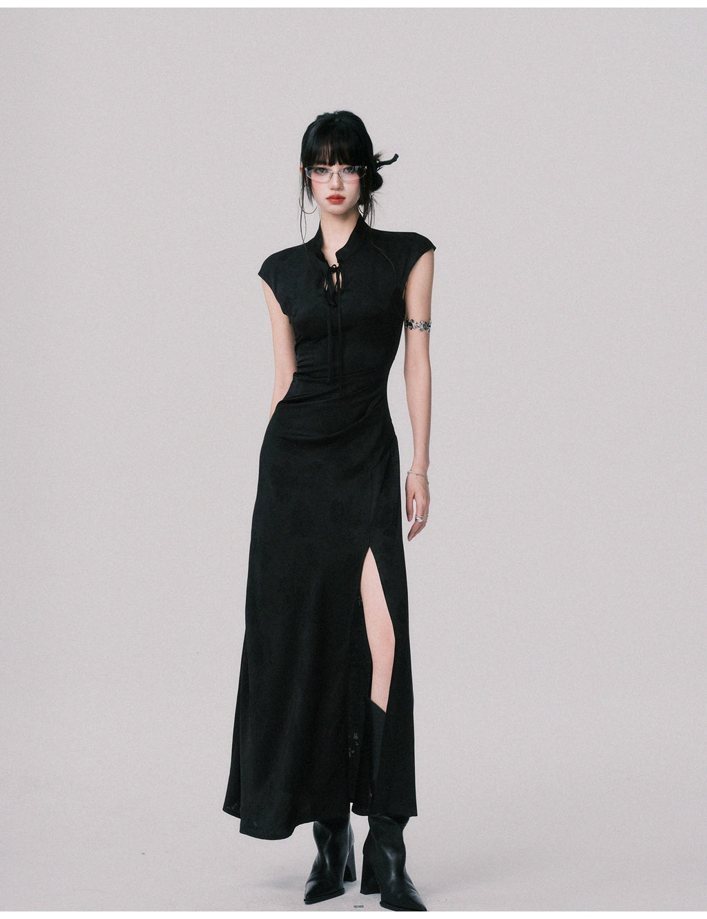 LULUSWINGS Jacquard New Chinese Improved Cheongsam Dress