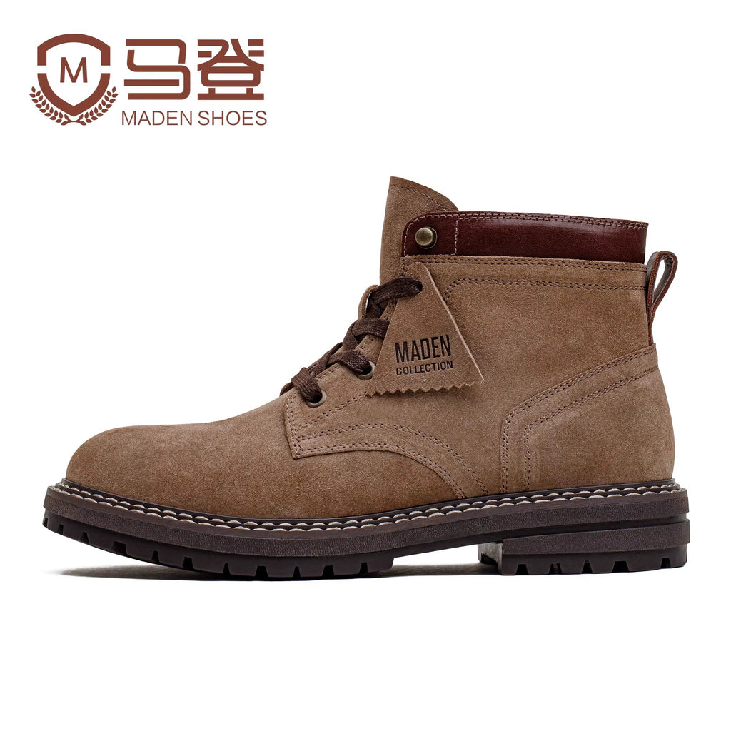 Madden Vintage Leather Martin Boots