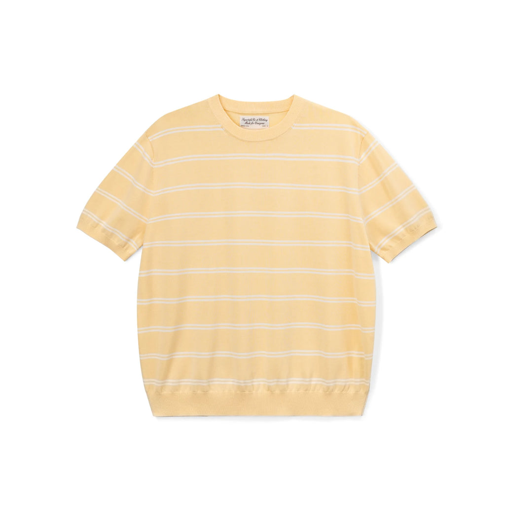 SUPERTOFU Striped Moisture-Wicking Regular Fit Tee