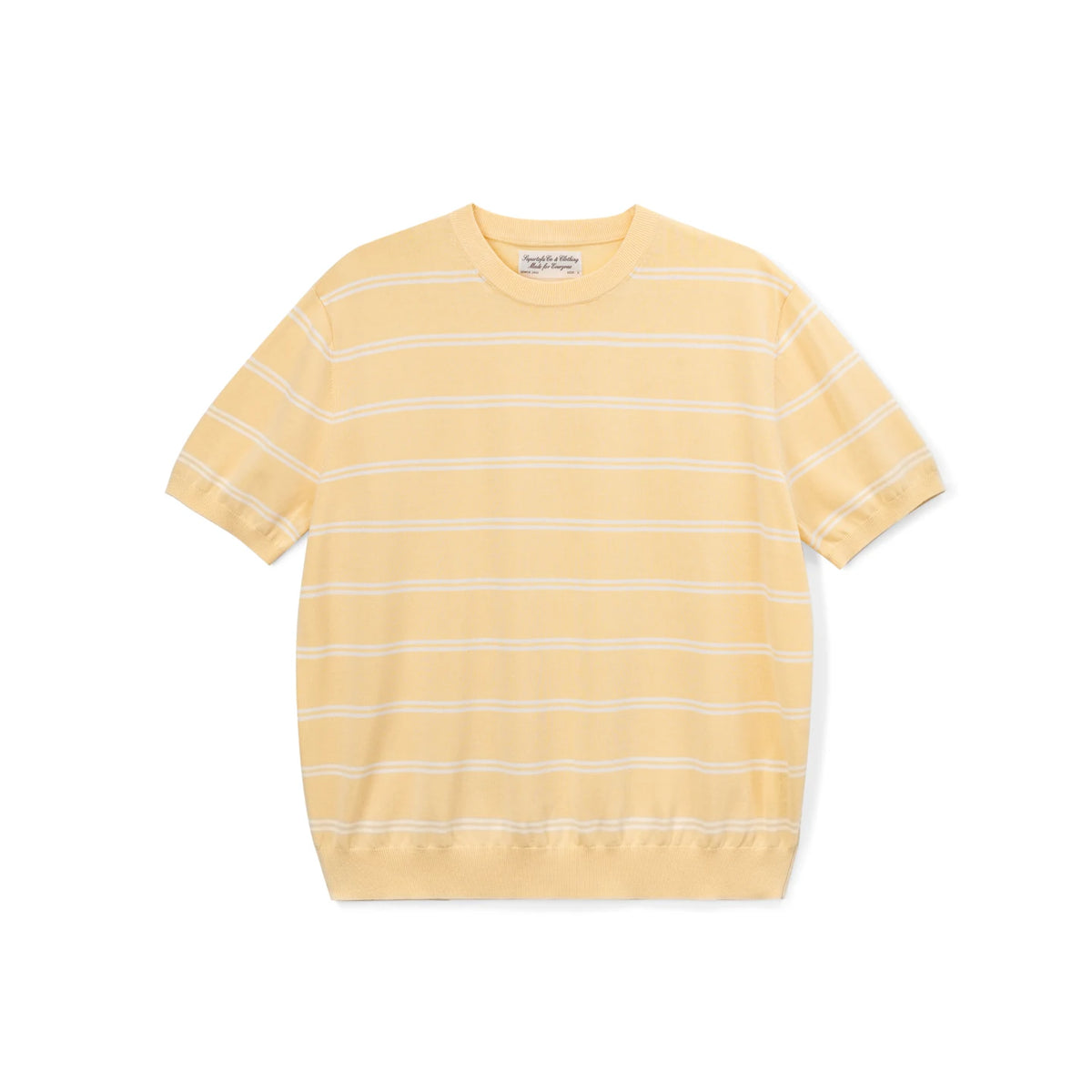 SUPERTOFU Striped Moisture-Wicking Regular Fit Tee