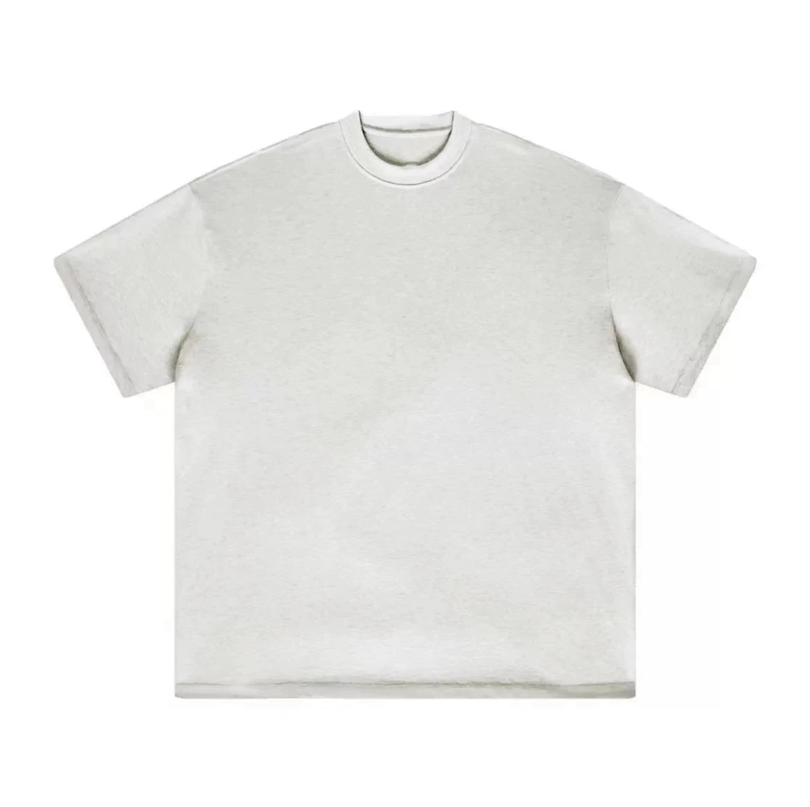 Blank: Map Oversized Small Neckline Casual Tee