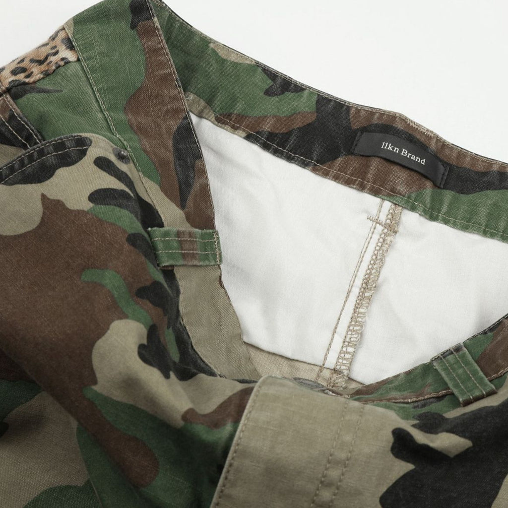 11KN Camo 400g Straight-Leg Cargo Pants
