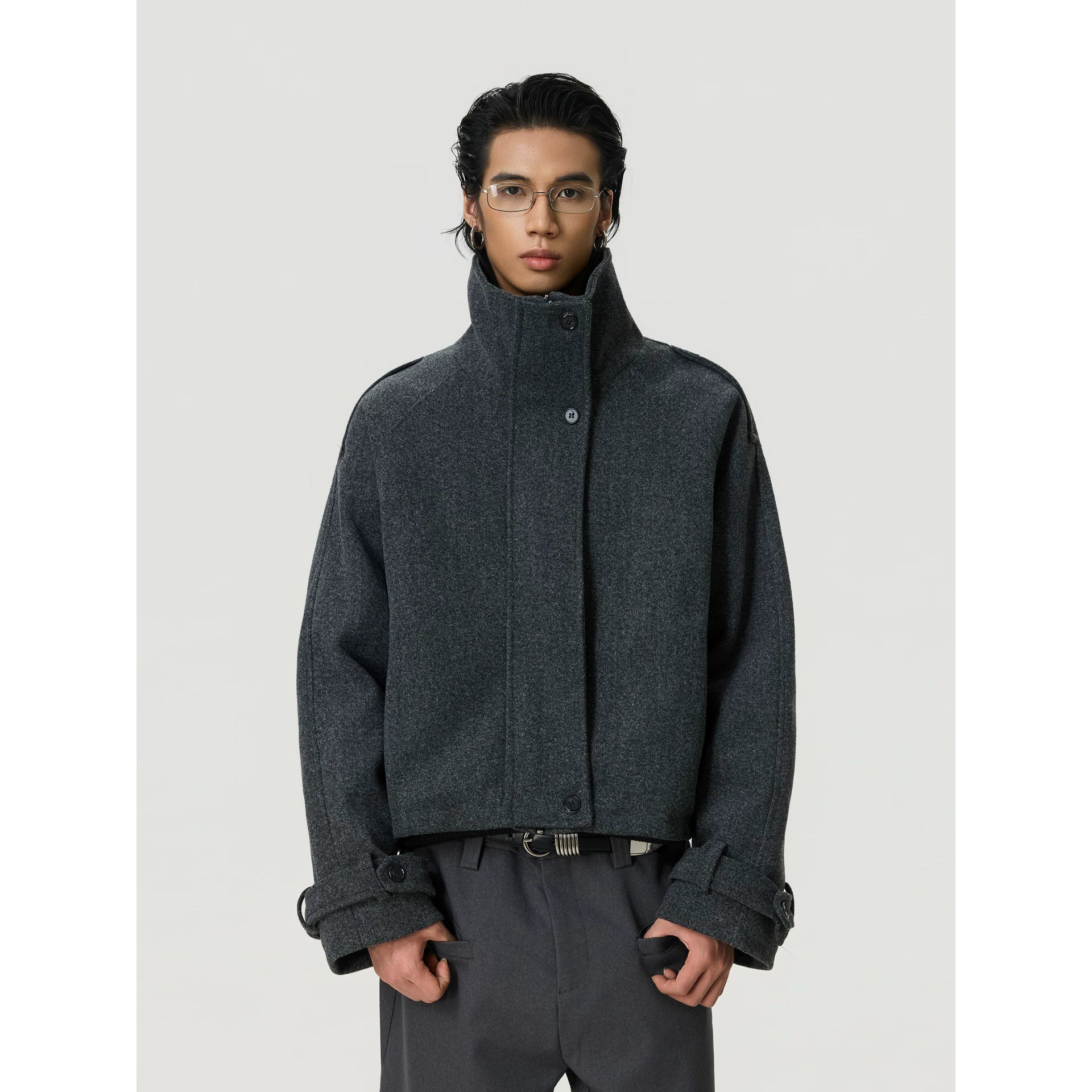 BTSG Premium Classic Three-dimensional Silhouette Padded Jacket