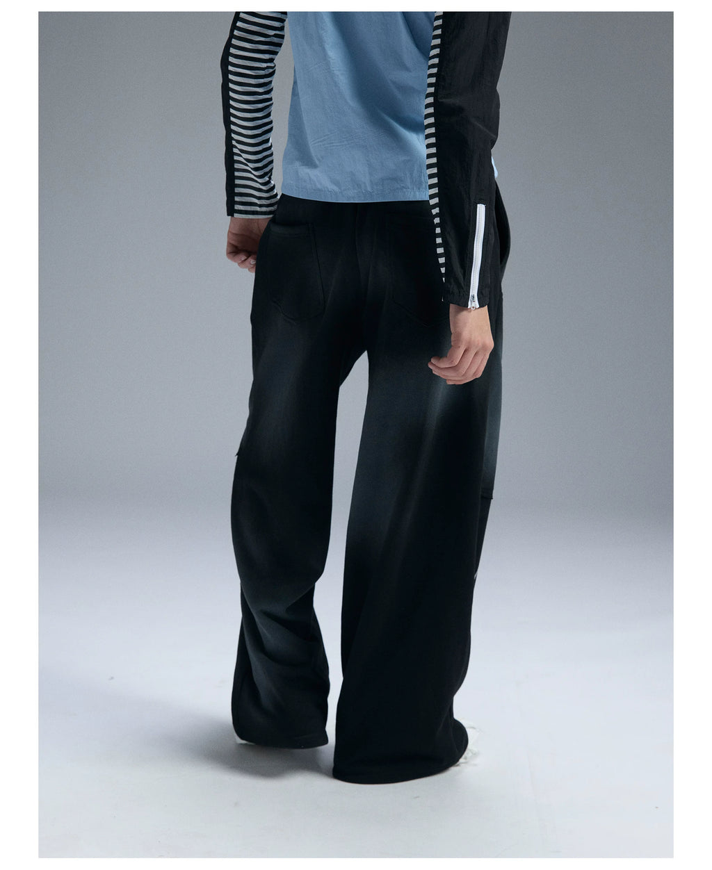 PAIKI Thorn Ink Splatter Baggy Sweatpants