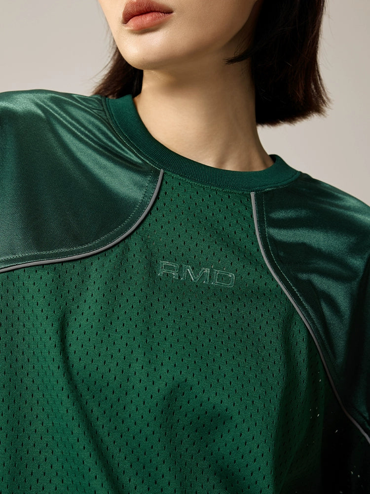 Remedy Mesh Splicing Three-dimensional Printing Loose Tee
