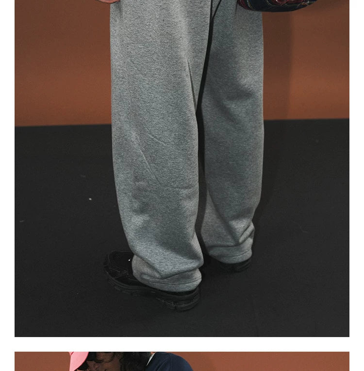 O3PARK Versatile Loose Fleece Sweatpants