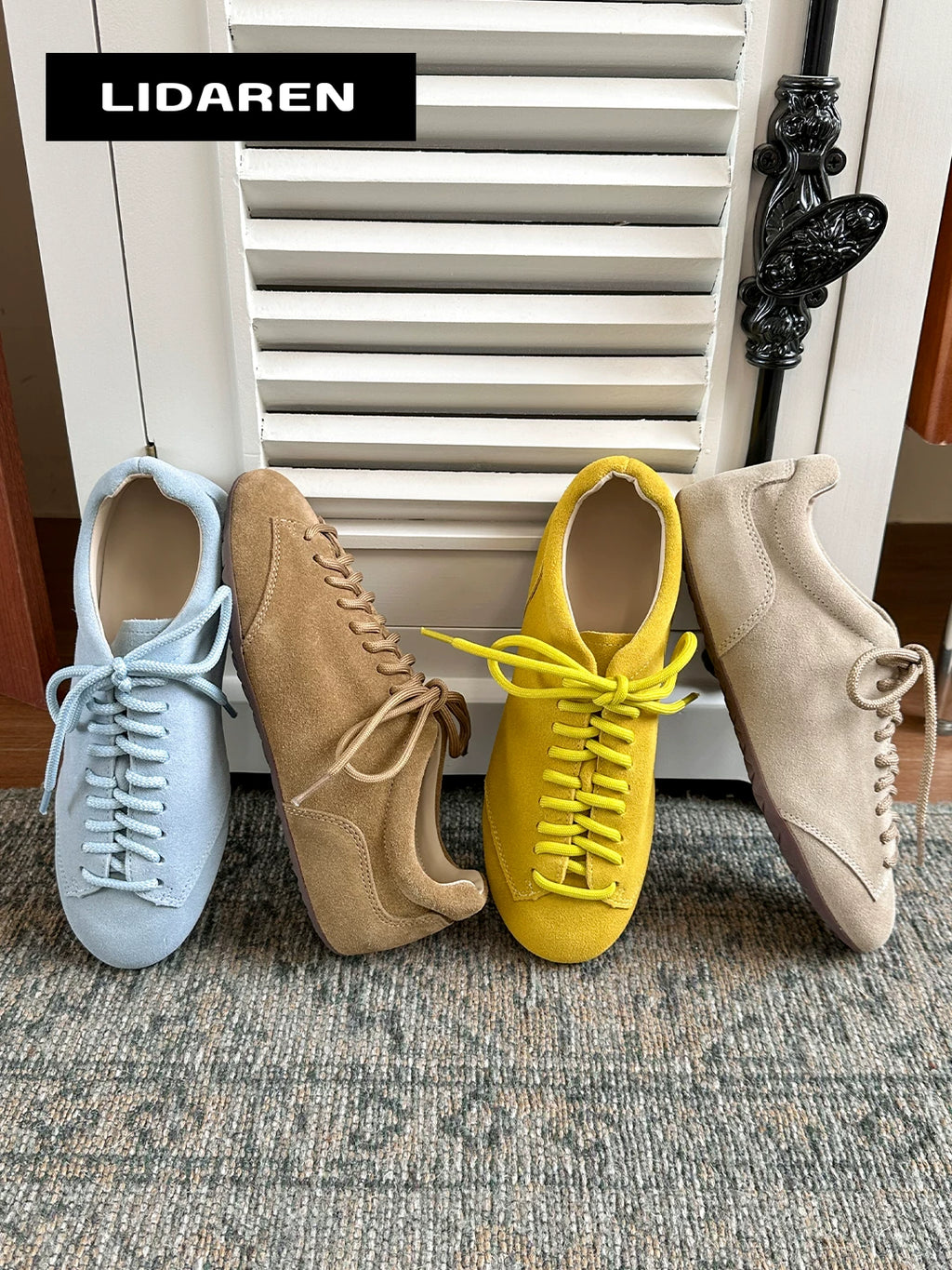 Lidaren Produced Suede Lace-Up Sneaker
