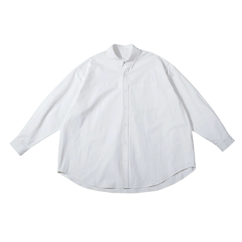 NOEARS Loose Lapel Long Sleeve Shirt