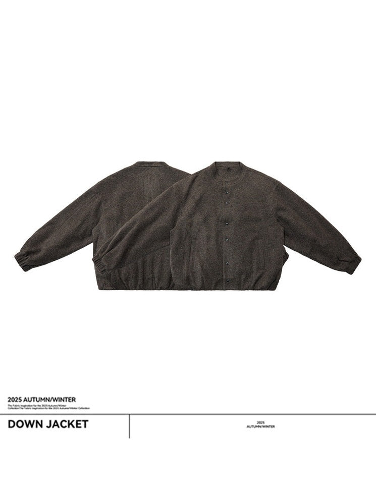 UNF Crew Neck Loose Padded Jacket