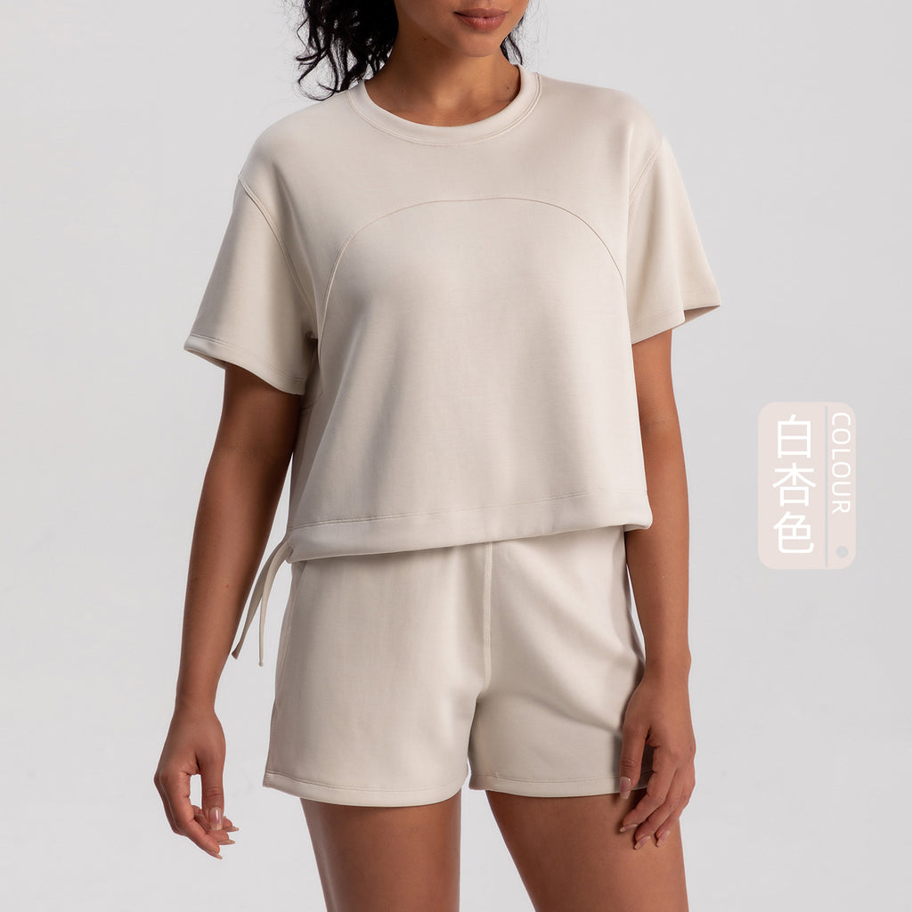 Athena Lulu Drawstring Sports Tee