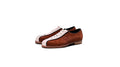 TERRAKOO Leather Round-Toe Lace-Up Bowling Shoe