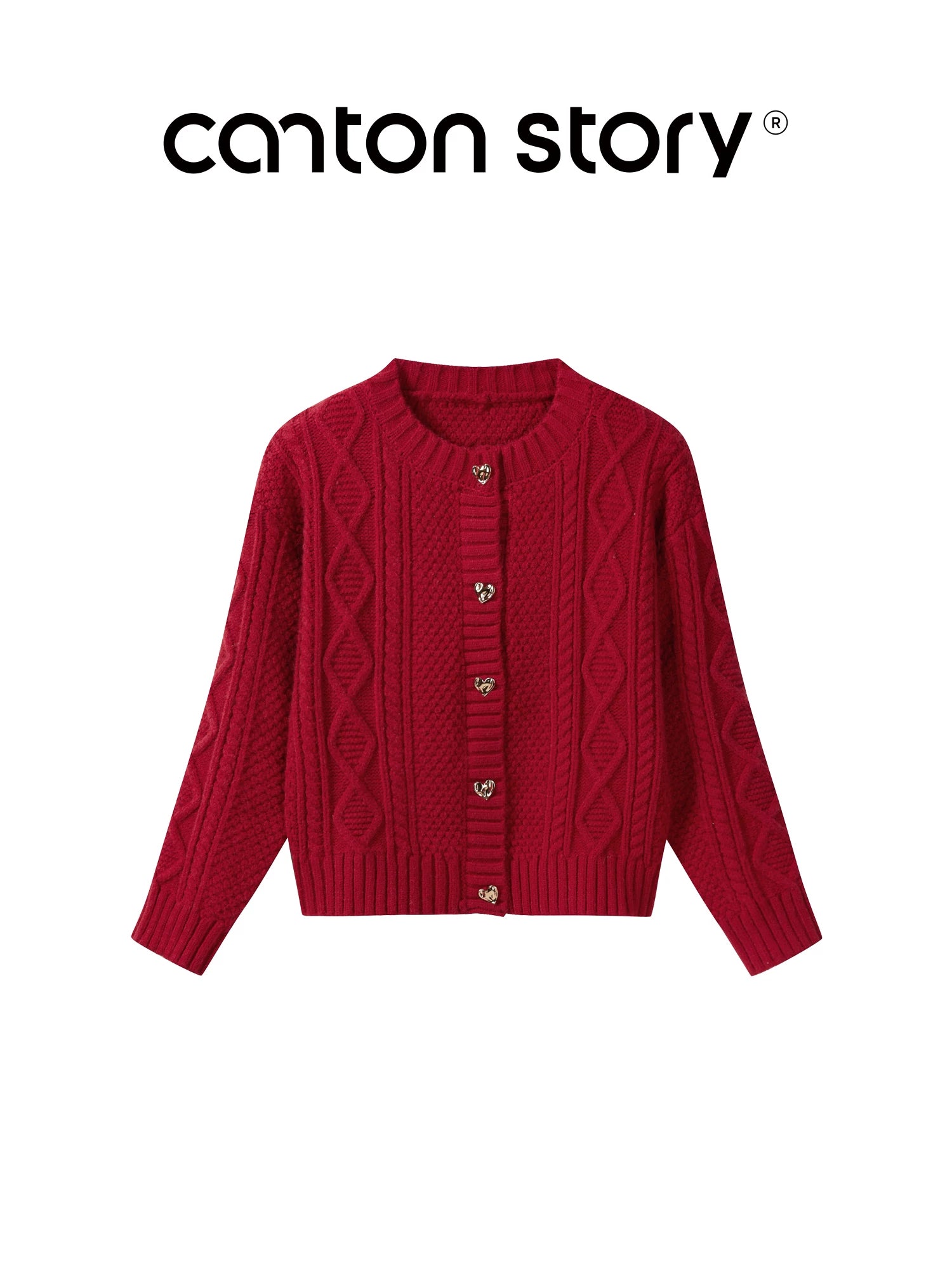 Cantonstory Korean Retro High Waist Jeans