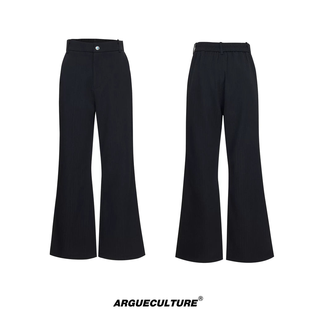 ArguE CulturE Textured Wheat-Stalk Jacket & Turquoise Straight-Leg Pants Set