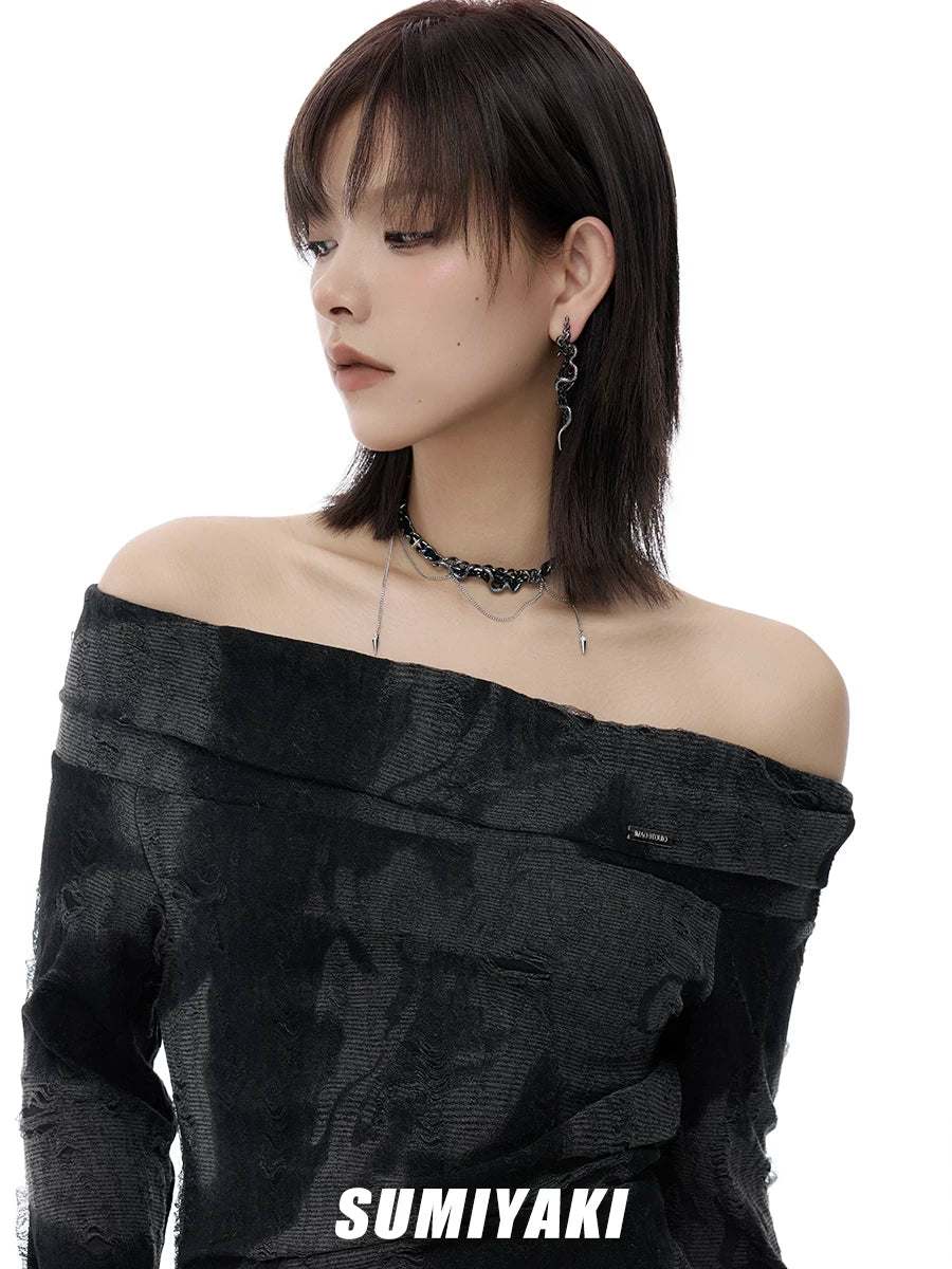 SUMIYAKI Yggdrasil Snake Collarbone Chain Necklace