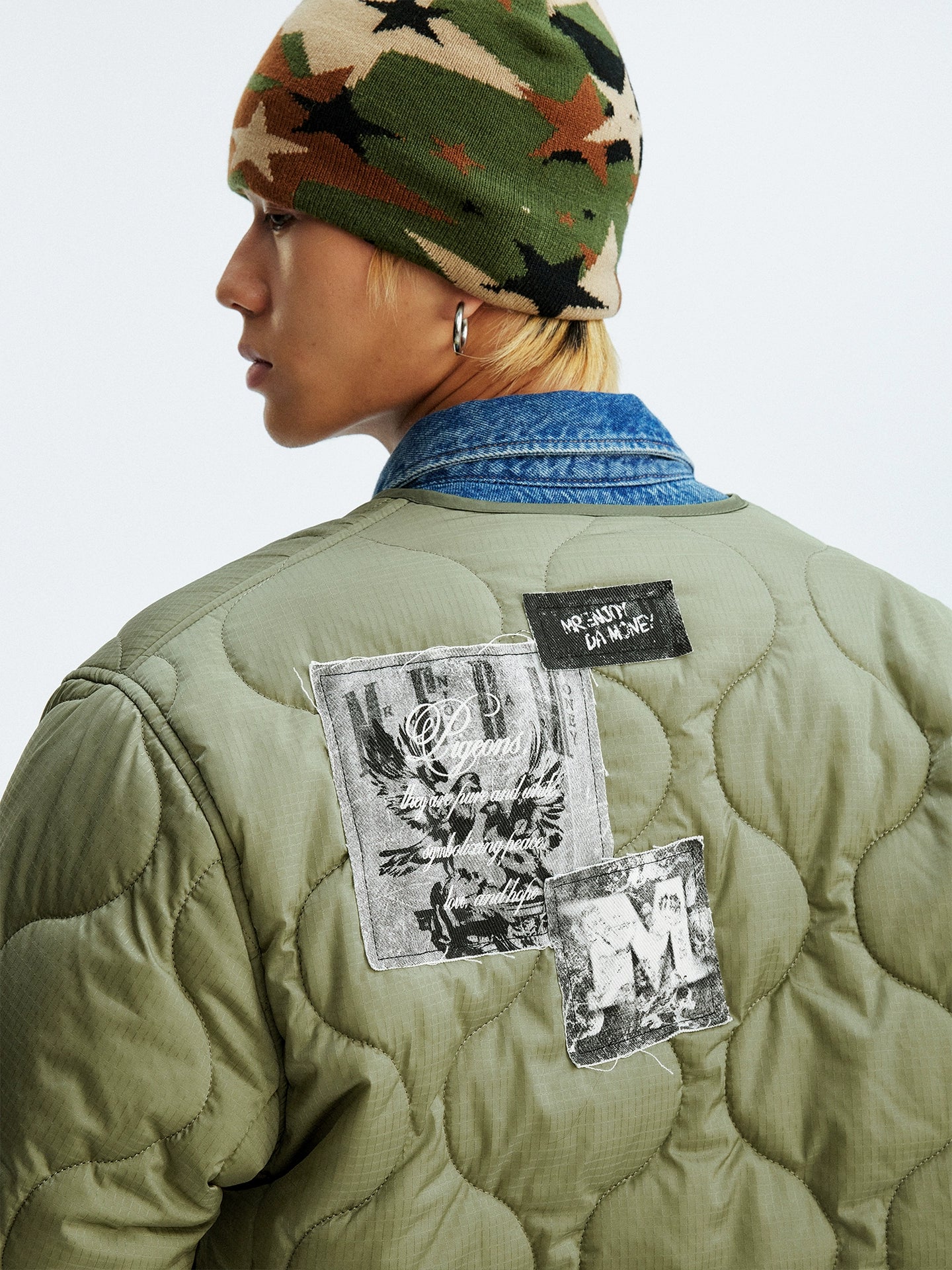 MEDM Make Old Angel Patch Jacket