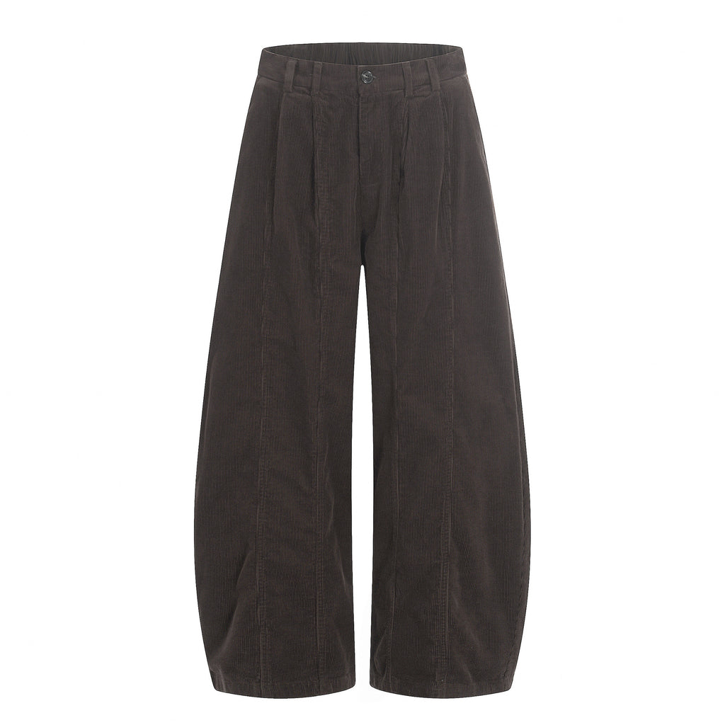 11kn American retro corduroy wide-leg casual pants