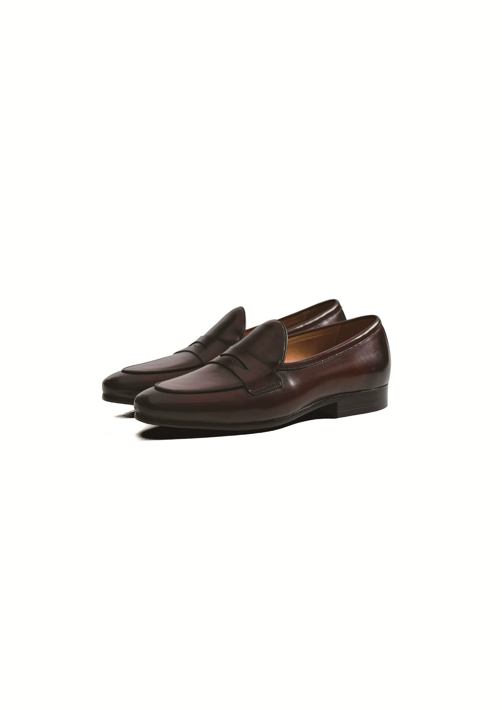 TERRAKOO Leather Slip-On Round-Toe Loafer