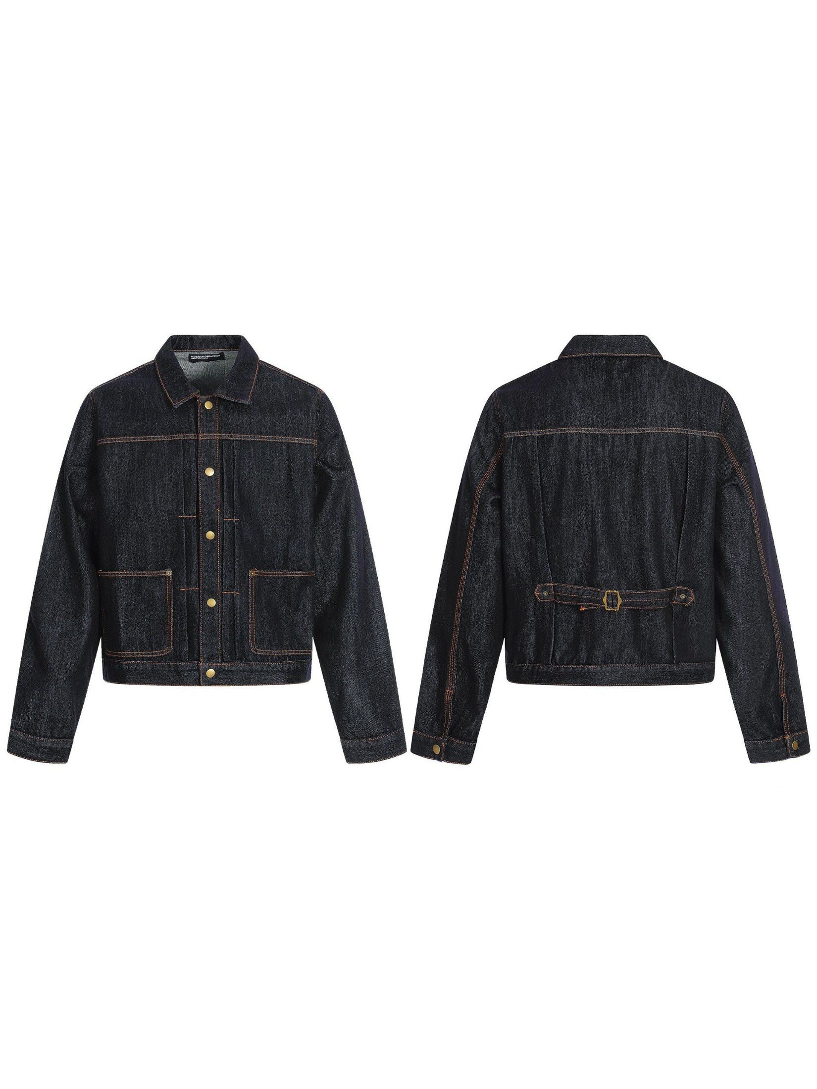 11KN Vintage Denim Lapel Jacket