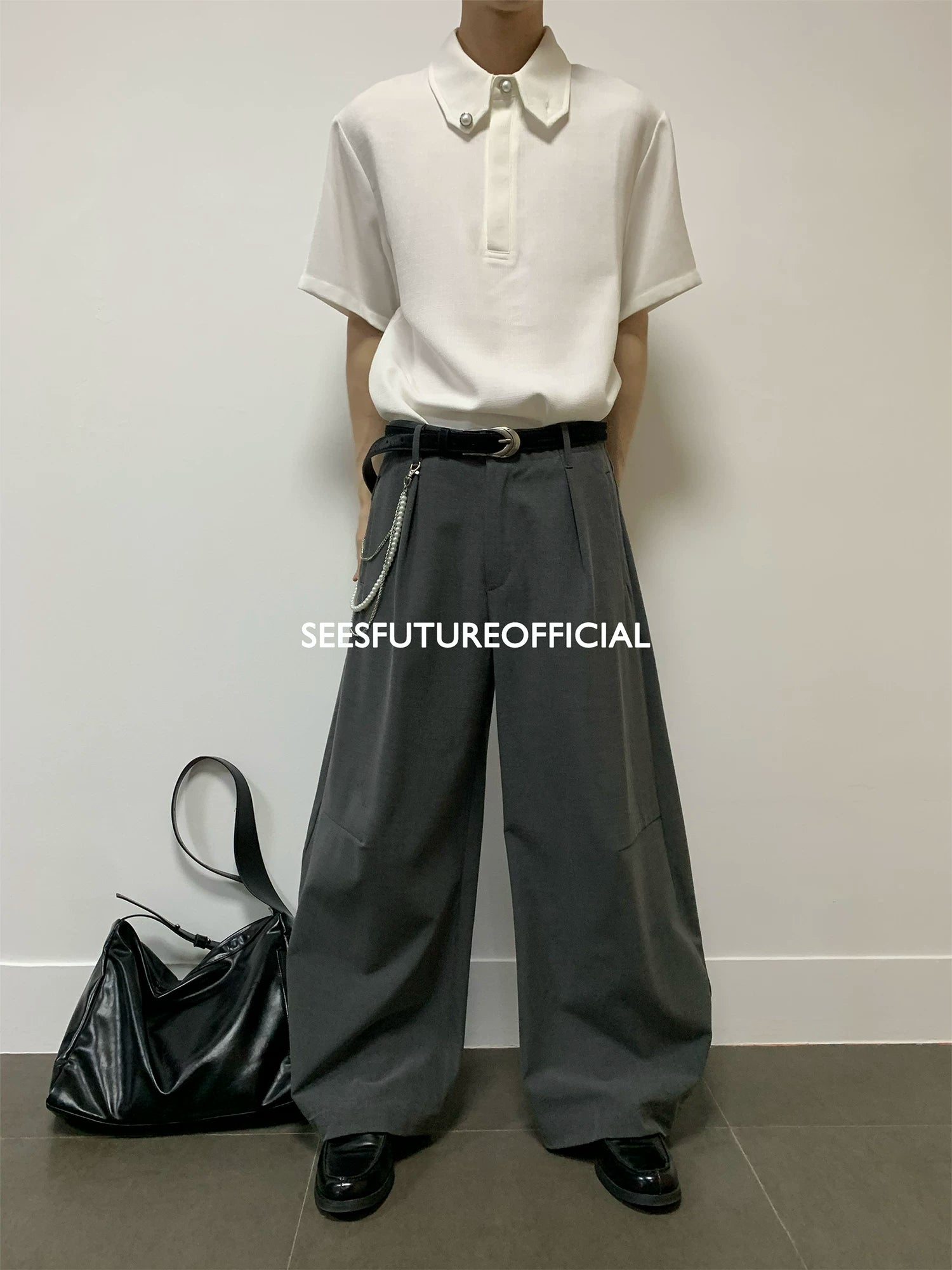 Seesfuture Premium Pendant Casual Pants