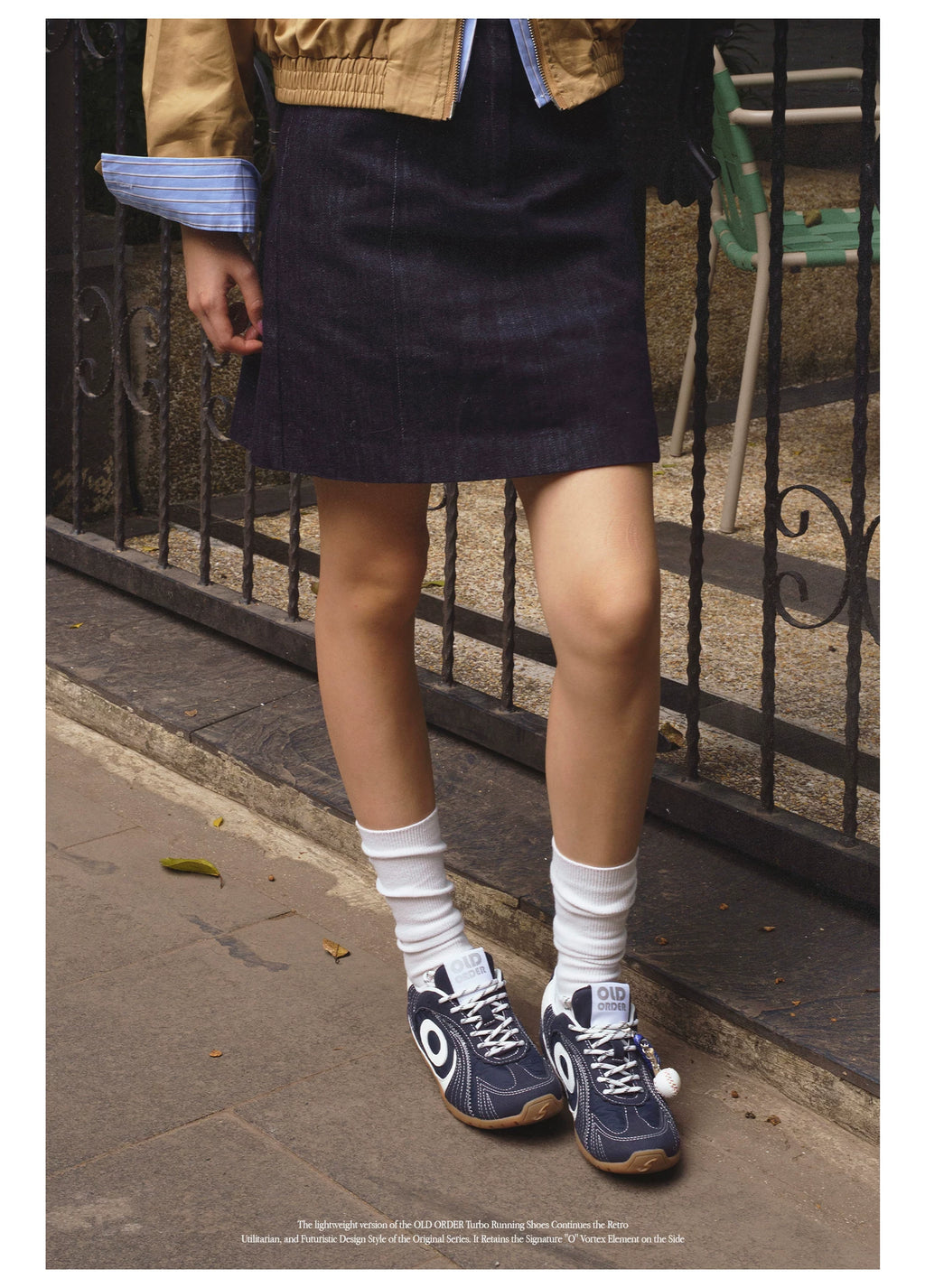 OLD ORDER Mesh Lace-Up Training Sneaker