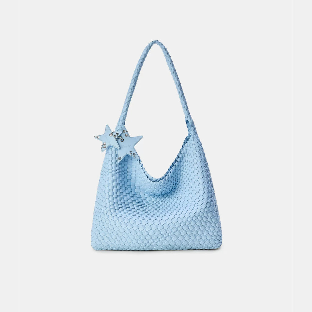 ECODAY Woven Faux Leather Tote