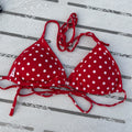 Kasugano TOO Nara Girl Polka Dot Strappy Triangle Bralette